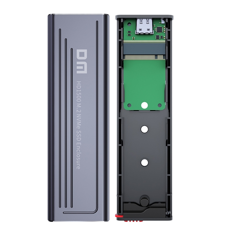 DM HD1500 10Gbps Type-C 3.2 Gen 2 M / B&M Key M.2 NVMe SSD Kutusu - 2