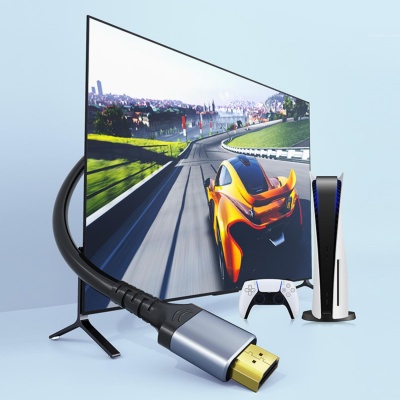 DM HI001S 8K/60Hz 4K/144Hz HDMI 2.1 HDR Görüntü ve Ses Aktarım Kablosu 1.5 Metre - 4