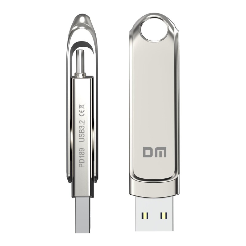 DM PD189 Metal Type-C USB 3.1 Flash Bellek 128GB - 4