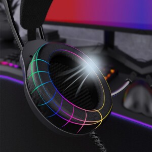 DM T710 RGB 7.1 USB Mikrofonlu Gaming Oyuncu Kulaklığı - 4