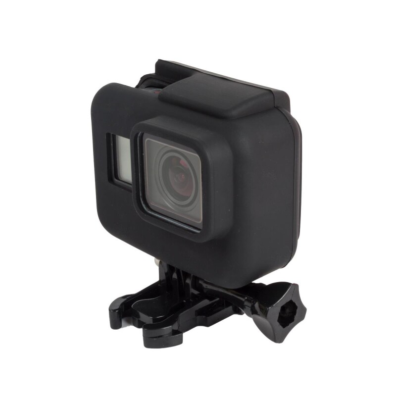 GoPro Hero 5 6 7 Housing için Silikon Kılıf Siyah - 3