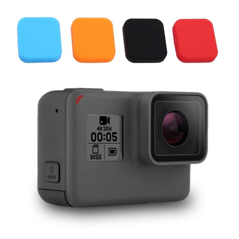 GoPro Hero 5 6 7 Lens Koruyucu Silikon Kılıf Beyaz - 2