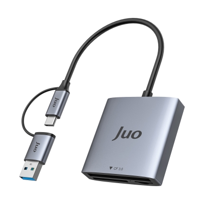 Juo USB 3.2 ve Type-C 3'ü 1 Arada SD / CF / TF Micro SD Hafıza Kart Okuyucu - 3