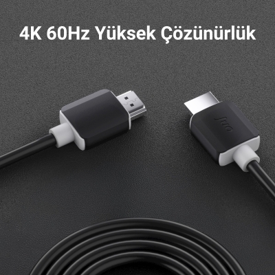 Juo 4K 60Hz 18Gbps HDR ARC HDCP Destekli HDMI 2.0 Kablo 3 Metre - 3