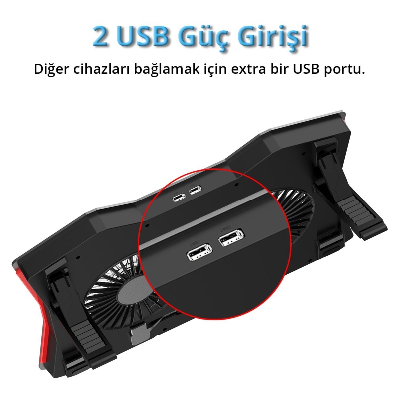 Juo GT RGB Gaming Notebook Soğutucu - 5