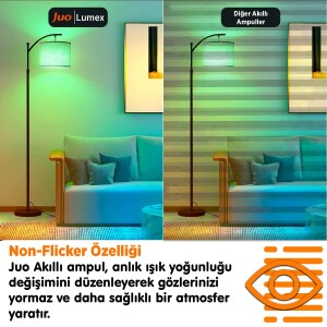 Juo Lumex Akıllı Ampul 11W Led RGB Wifi & Bluetooth - 7