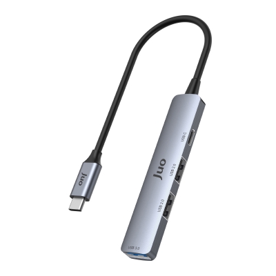 Juo Type-C 4 Portlu USB 3.0 / USB 2.0 Çoklayıcı Dönüştürücü Hub - 2