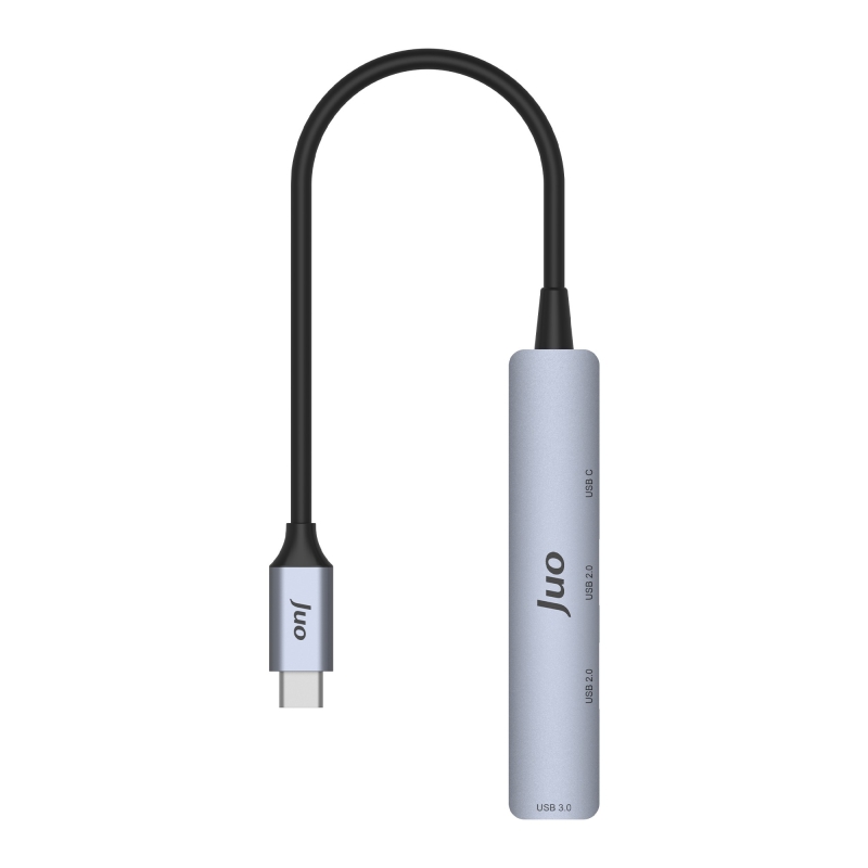 Juo Type-C 4 Portlu USB 3.0 / USB 2.0 Çoklayıcı Dönüştürücü Hub - 3