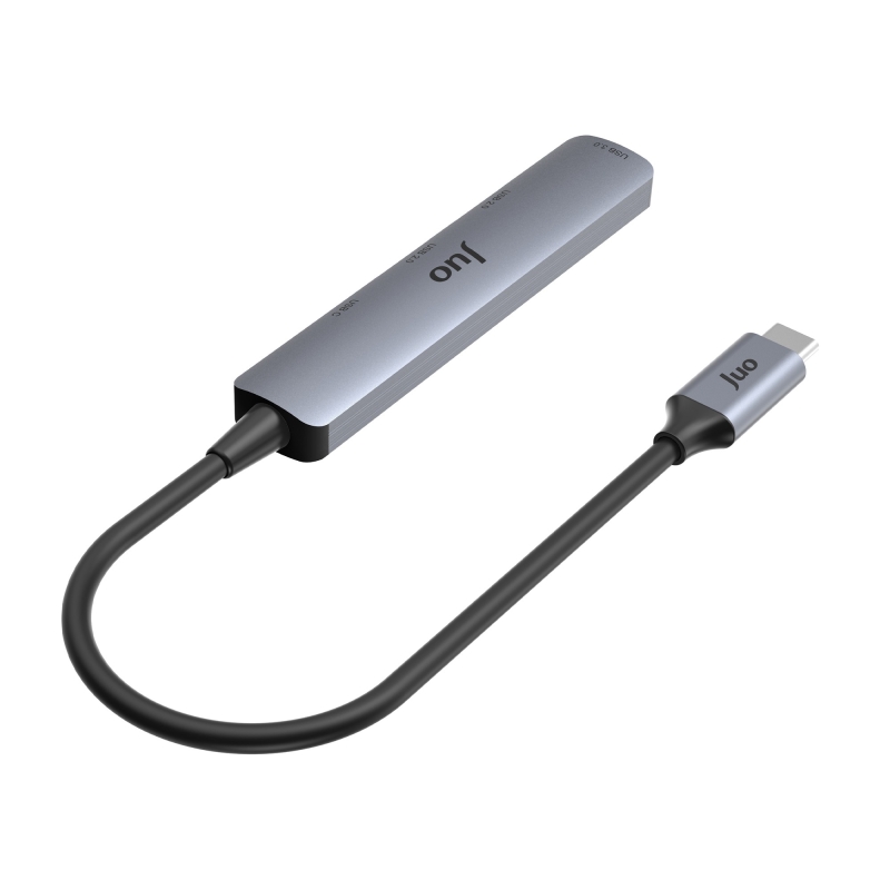 Juo Type-C 4 Portlu USB 3.0 / USB 2.0 Çoklayıcı Dönüştürücü Hub - 4