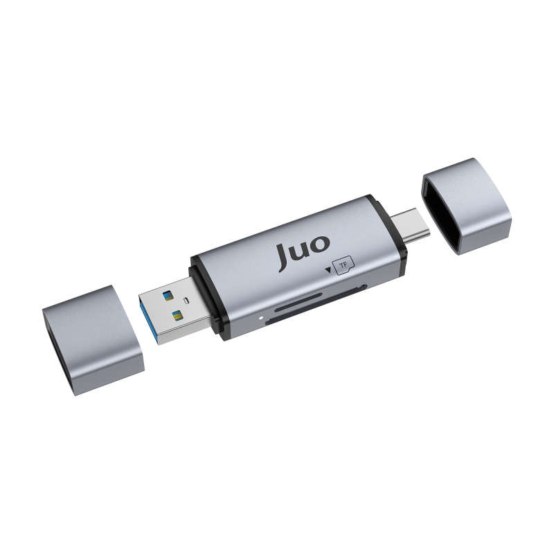 Juo USB 3.2 Type-C ve USB-A OTG SD / Micro SD Hafıza Kart Okuyucu - 1