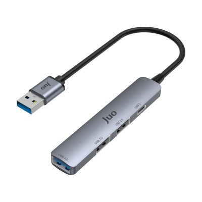 Juo USB-A 4 Portlu USB 3.0 / USB 2.0 Çoklayıcı Dönüştürücü Hub - 1