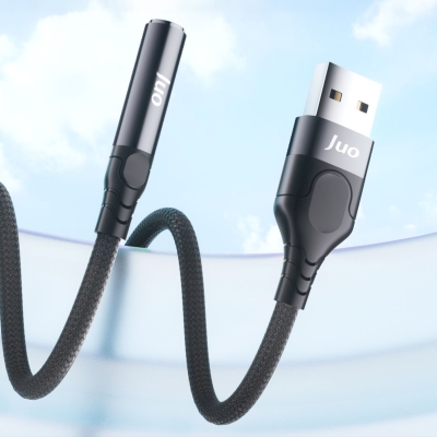 Juo USB-A to 3.5mm Jack Kulaklık Mikrofon Aux Dönüştürücü Harici Ses Kartı - 2