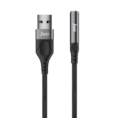 Juo USB-A to 3.5mm Jack Kulaklık Mikrofon Aux Dönüştürücü Harici Ses Kartı - 5