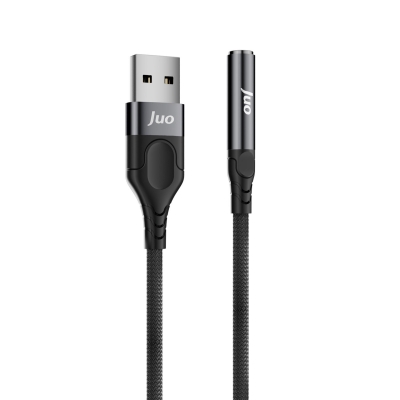 Juo USB-A to 3.5mm Jack Kulaklık Mikrofon Aux Dönüştürücü Harici Ses Kartı - 6