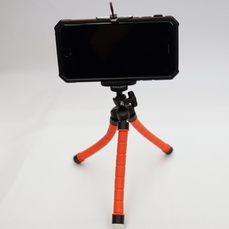 KingMa Esnek Ahtapod Tripod Telefon Tutucu Kırmızı - 4