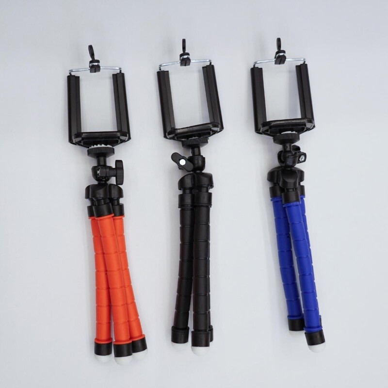 KingMa Esnek Ahtapod Tripod Telefon Tutucu Kırmızı - 5