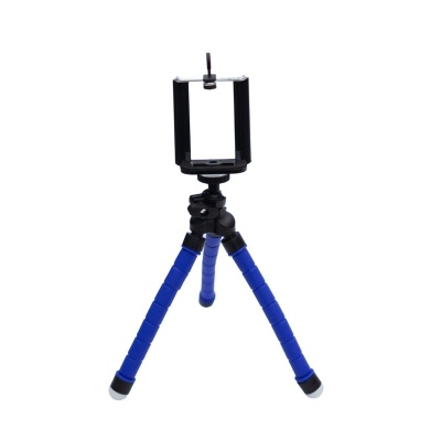 KingMa Esnek Ahtapod Tripod Telefon Tutucu Mavi - 1