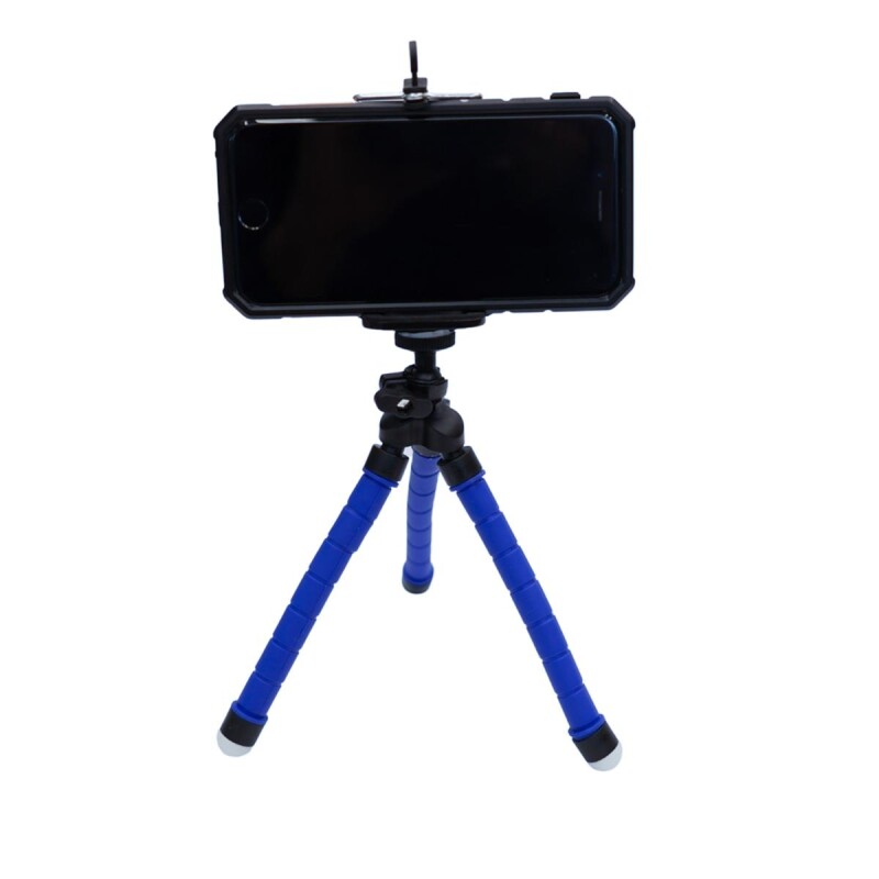 KingMa Esnek Ahtapod Tripod Telefon Tutucu Mavi - 2