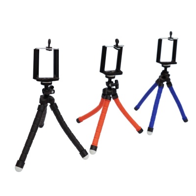 KingMa Esnek Ahtapod Tripod Telefon Tutucu Mavi - 6