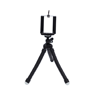 KingMa Esnek Ahtapod Tripod Telefon Tutucu Siyah - 1