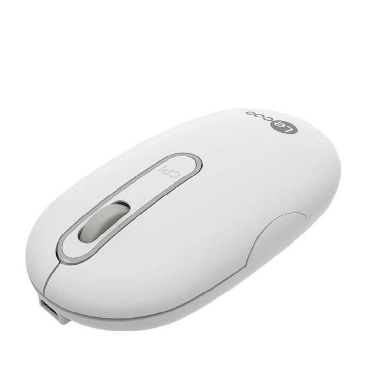 Lenovo Lecoo WS207 Şarj Edilebilir Kablosuz Mouse Beyaz - 2