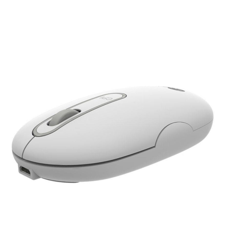 Lenovo Lecoo WS207 Şarj Edilebilir Kablosuz Mouse Beyaz - 5