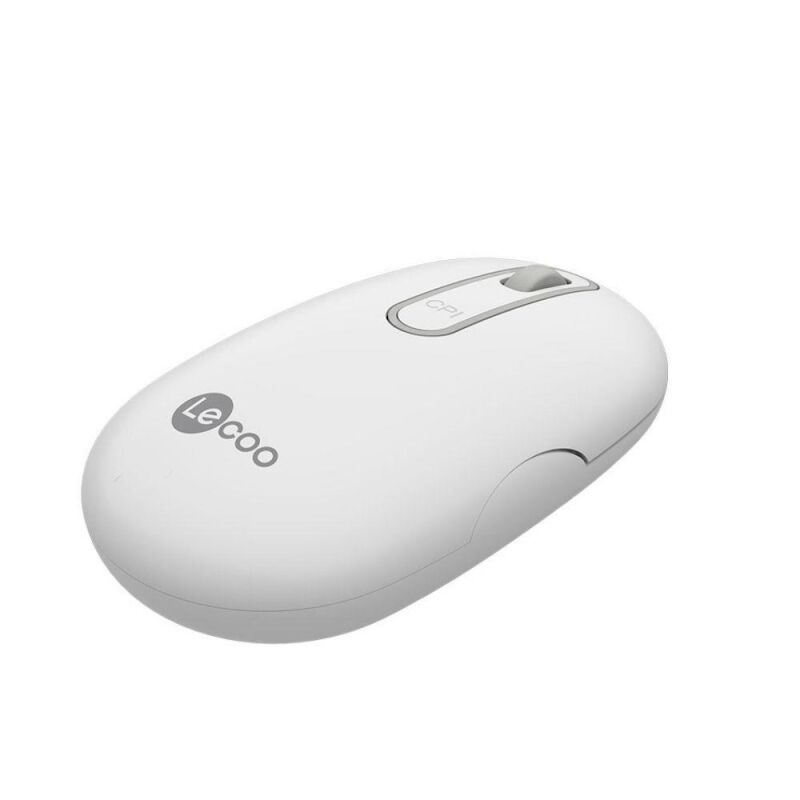 Lenovo Lecoo WS207 Şarj Edilebilir Kablosuz Mouse Beyaz - 4