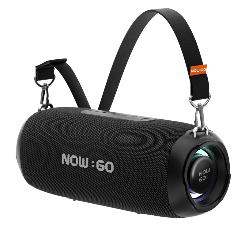 NowGo F8 40W RGB Speaker Su Geçirmez Taşınabilir Kablosuz Bluetooth Hoparlör Siyah - 2