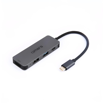 Omars Type-C to 4K HDMI 2*USB-A ve PD Şarj Destekli Hub Çoklayıcı Adaptör - 1