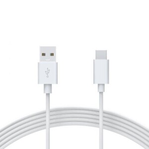 Omars USB Type-C 3A Hızlı Şarj ve Data Kablosu Beyaz 1 Metre - 1