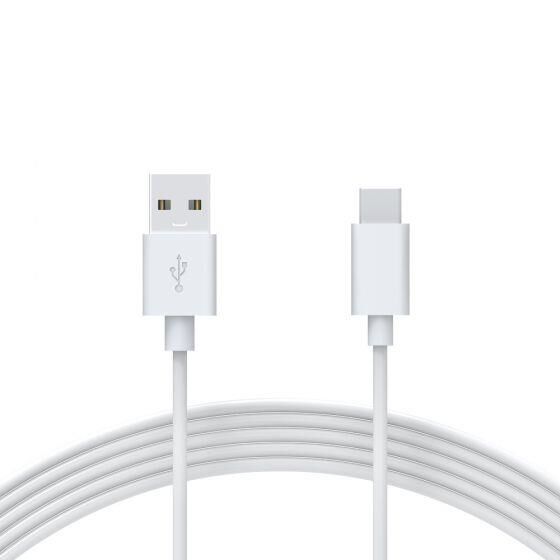 Omars USB Type-C 3A Hızlı Şarj ve Data Kablosu Beyaz 1 Metre - 1