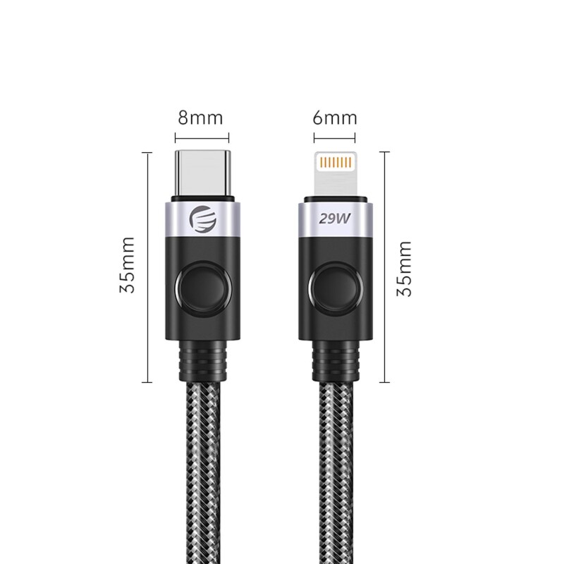 Orico 29W Type-C to Lightning iPhone Hızlı Şarj ve Data Kablosu 1 Metre - 2