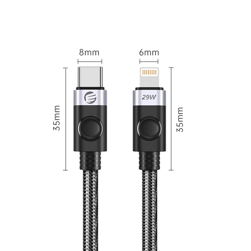 Orico 29W Type-C to Lightning iPhone Hızlı Şarj ve Data Kablosu 50 CM - 2