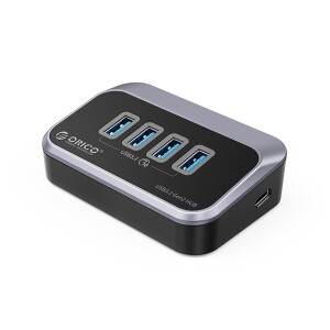 Orico 4 Portlu Type-C Bağlantılı USB3.2 GEN2 Çoklayıcı HUB - 1