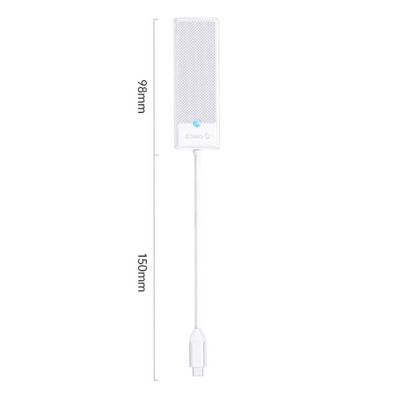 Orico 4 Portlu Type-C to USB 3.0 / Type-C PD 100W Yüksek Hızlı 5Gbps HUB Çoklayıcı Beyaz - 3