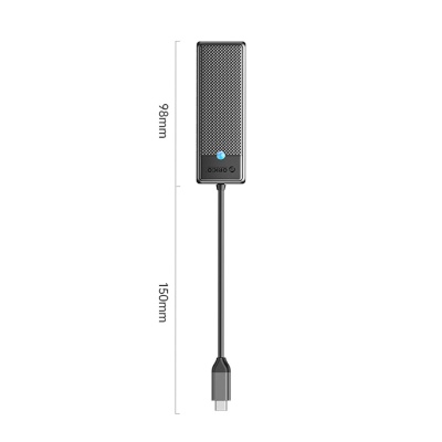 Orico 4 Portlu Type-C to USB 3.0 / Type-C PD 100W Yüksek Hızlı 5Gbps HUB Çoklayıcı Siyah - 3