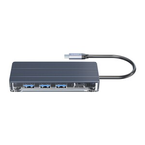 Orico 6 Portlu USB 3.0 HDMI 4K@30Hz TF/SD Kart Okuyucu Çoklayıcı HUB Gri - 1