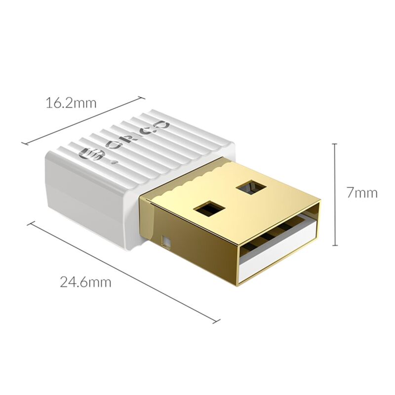 Orico BTA-508 Bluetooth 5.0 Mini USB Dongle Adaptör Beyaz - 2