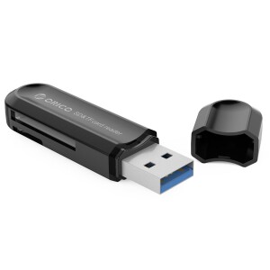 Orico CRS21 USB 3.0 SD TF Micro SD Kart Okuyucu Siyah - 5