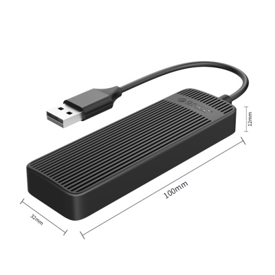 Orico FL02-BK-BP 4 Portlu USB 2.0 Çoklayıcı HUB Siyah 30CM - 3