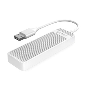 Orico FL02-WH-BP 4 Portlu USB 2.0 Çoklayıcı HUB Beyaz 30CM - 1