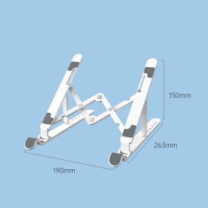 Orico Katlanabilir 7 Kademeli Notebook Laptop Standı Beyaz - 5