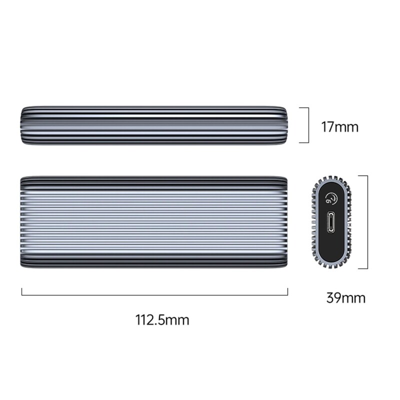 Orico M.2 NVMe USB 3.2 Gen2 M-Key / B&M-Key 10Gbps SSD Disk Kutusu - 2