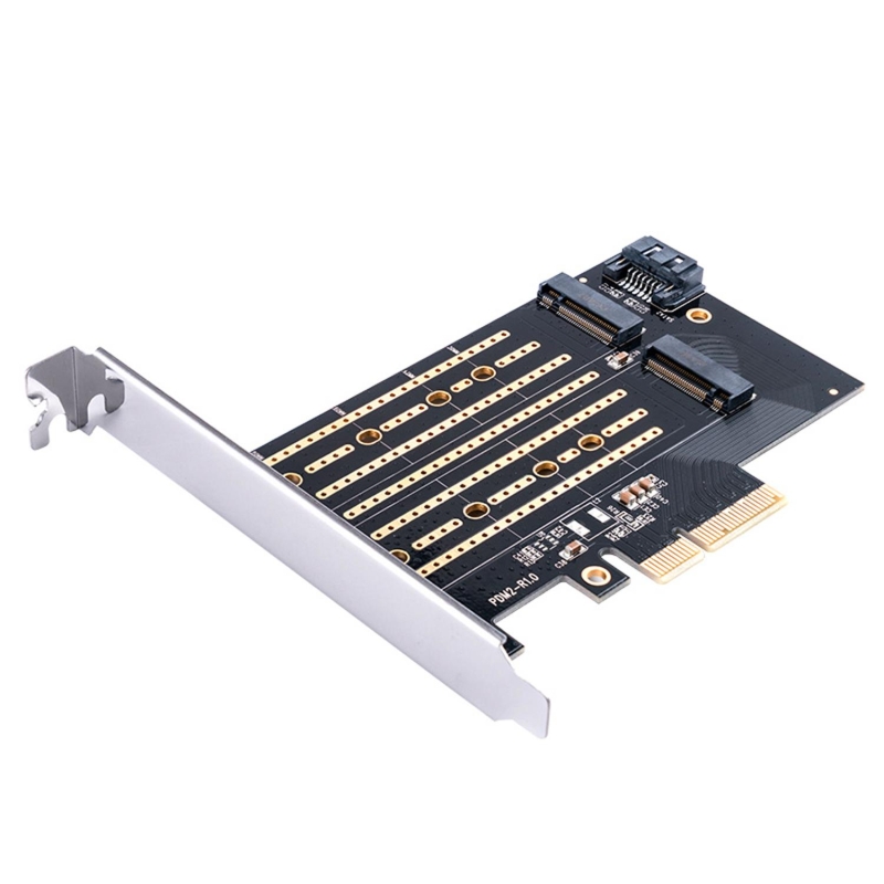 Orico PCI-E 3.0 x4 M.2 NVME ve NGFF SSD Çift Slot Dönüştürücü Adaptör Kartı - 3