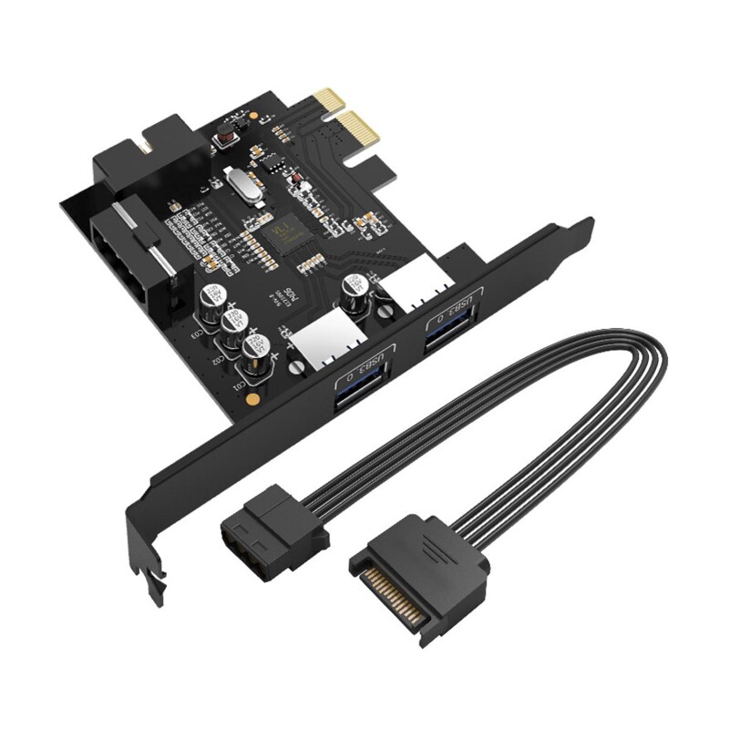 Orico PCI Express 1x 2 Portlu USB 3.0 Çoklayıcı Kart - 2