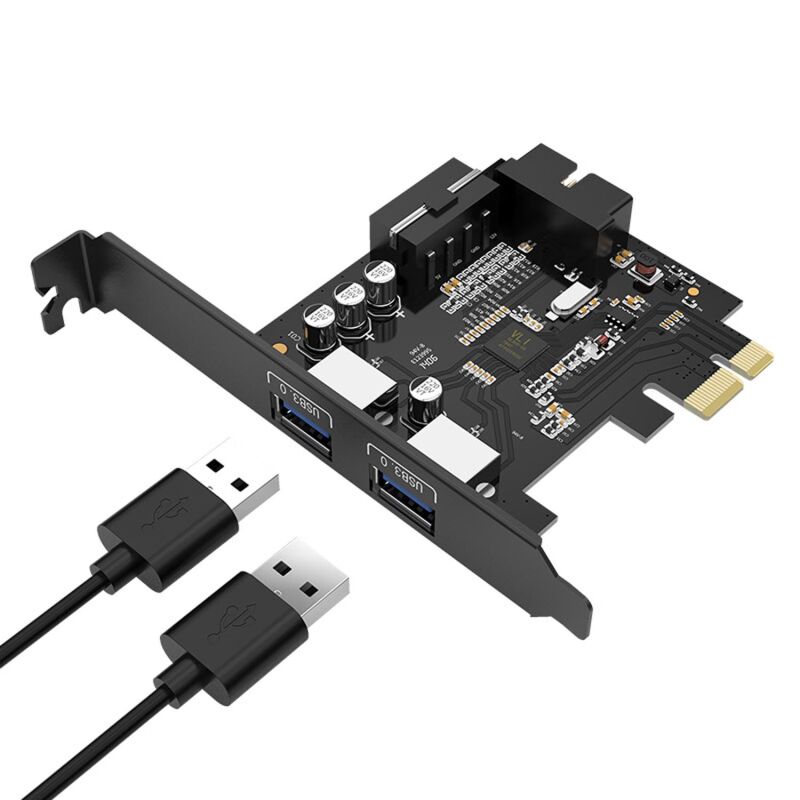 Orico PCI Express 1x 2 Portlu USB 3.0 Çoklayıcı Kart - 5