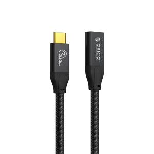 Orico PD100W 5A 20Gbps USB-C 3.2 Gen2*2 4K@60Hz Örgülü Uzatma Kablosu 1 Metre - 1