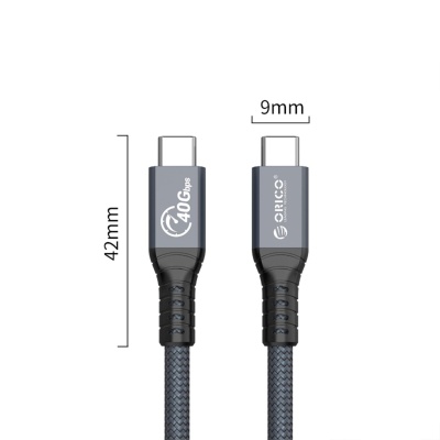 Orico Thunderbolt 4 PD100W 5A 40Gbps 8K@60Hz Type-C Yüksek Hızlı Kablo 2 Metre - 5