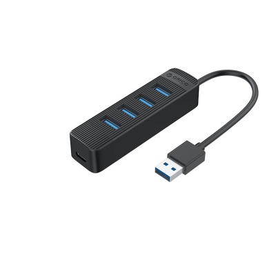 Orico TWU3-4A USB 3.0 4 Portlu USB-A Bağlantılı Çoklayıcı Hub Siyah - 1