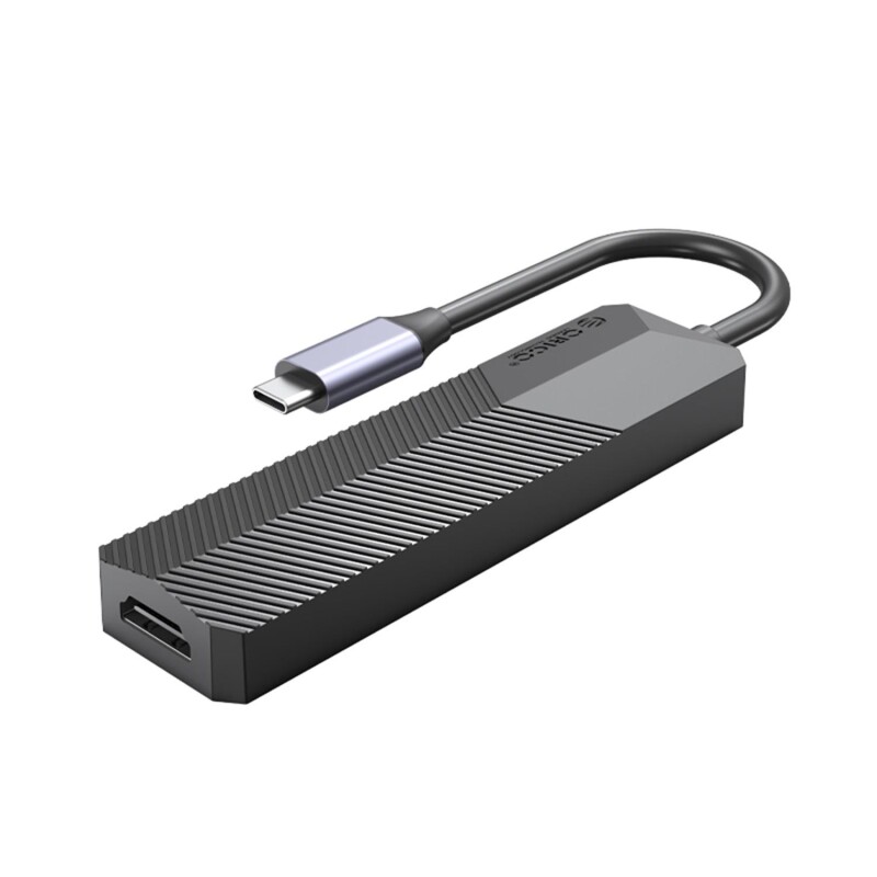 Orico Type-C Bağlantılı 2 USB Portlu 4K@30Hz HDMI TF/SD Docking Station Siyah - 4